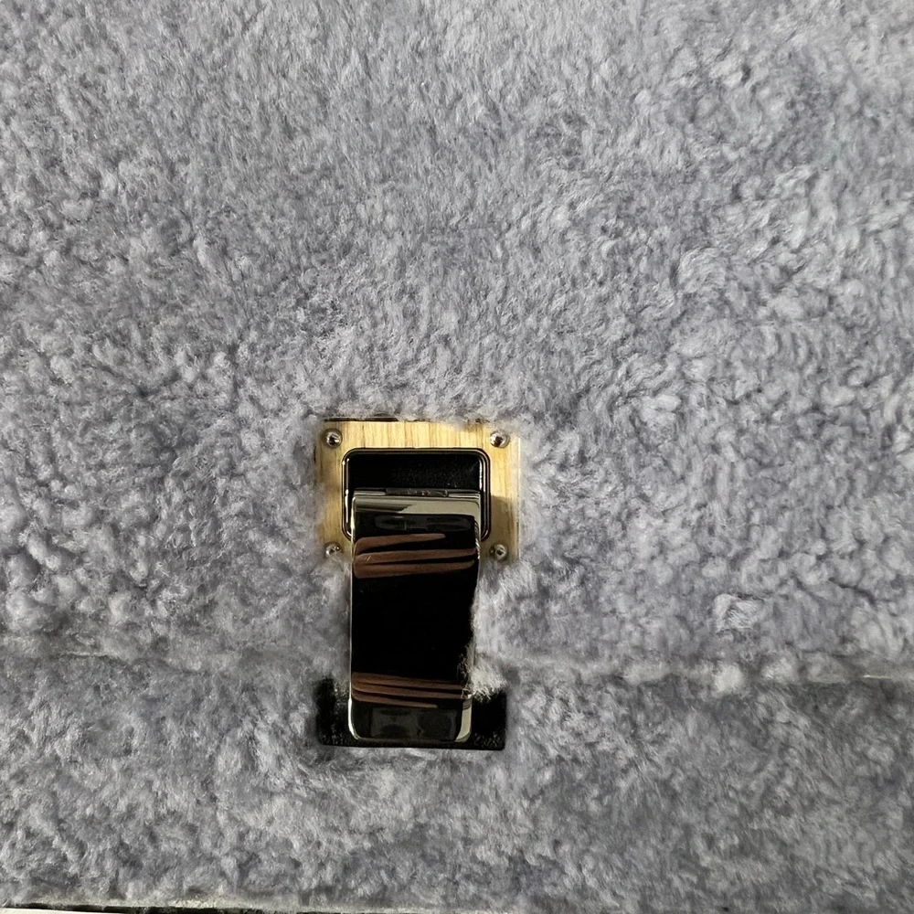 Proenza Schouler Lavender Shearling Clutch - Picture 5 of 10